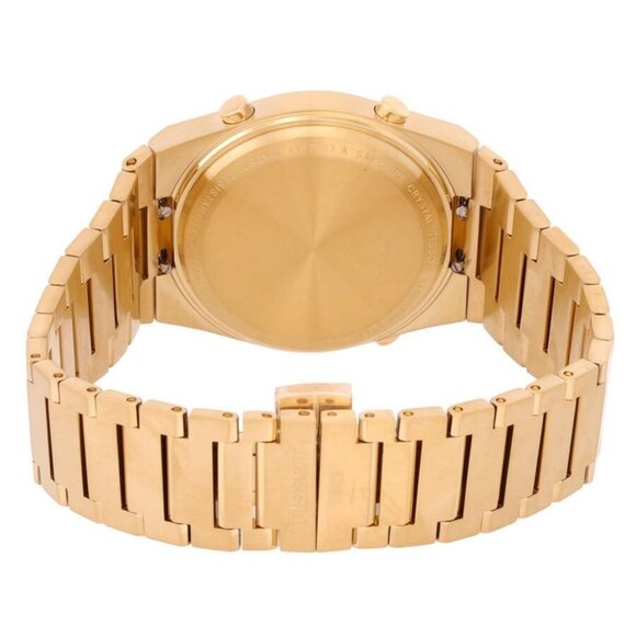 NWT Authentic Tissot PRX Digital Quartz Gold Dial Men's Watch - Picture 3 of 3